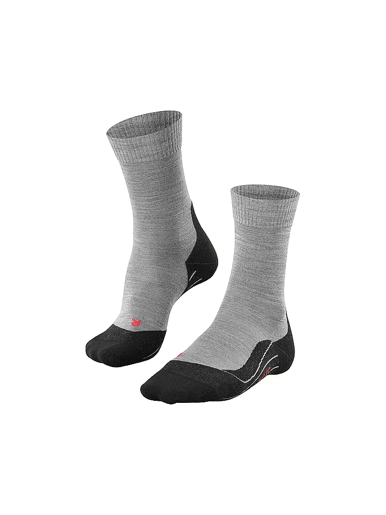 FALKE | Herren Trekking Socken TK5 Light Grey  | grau