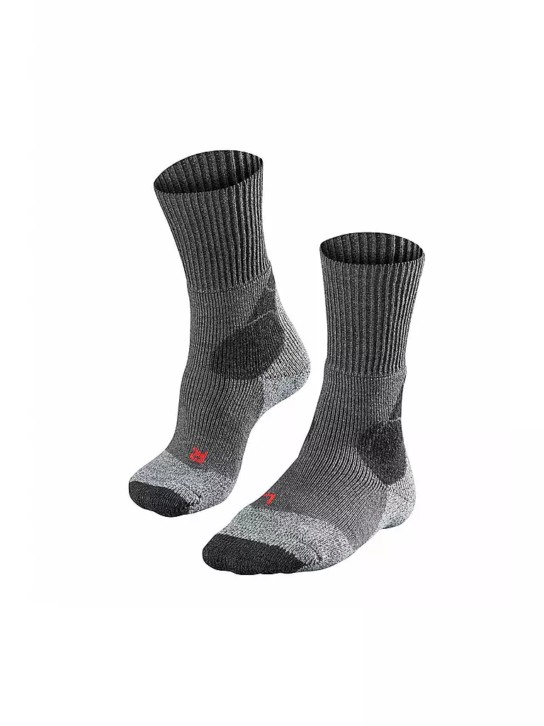 Elektronisch glas zijde FALKE Herren Wandersocken TK4 Expedition grau