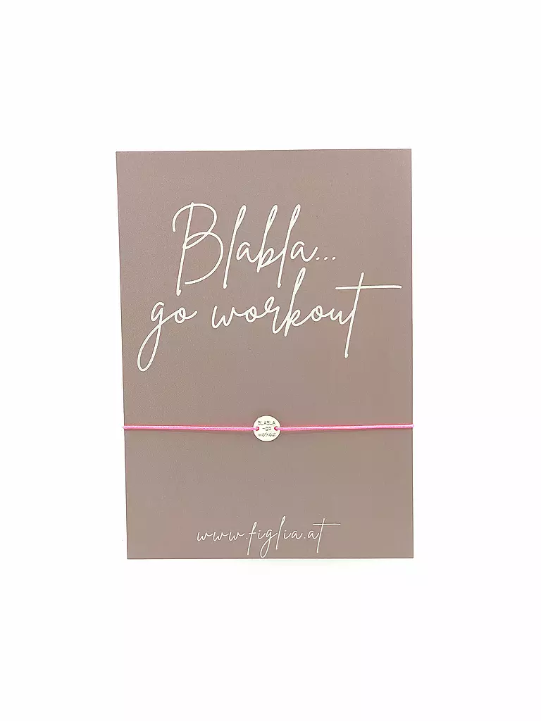FIGLIA | Armband Blablabla-Go Workout | pink