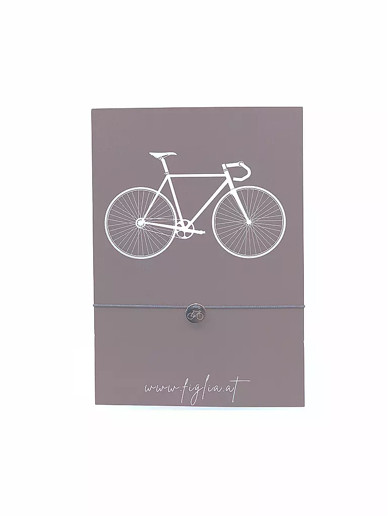 FIGLIA | Armband Fahrrad | grau