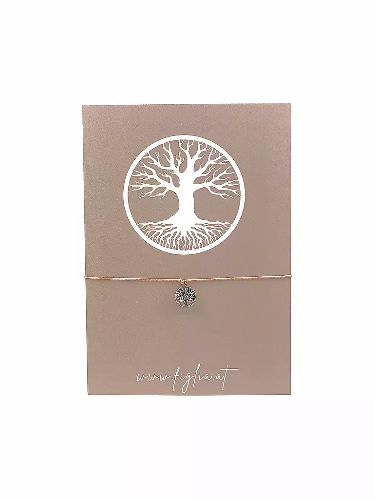 FIGLIA | Armband Lebensbaum | beige