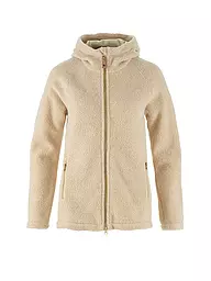 FJÄLLRÄVEN | Damen Fleecejacke Kaitum Fleece High-Loft Hoodie | beige