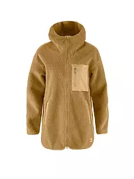 FJÄLLRÄVEN | Damen Fleecejacke Vardag Pile Fleece | Hellbraun
