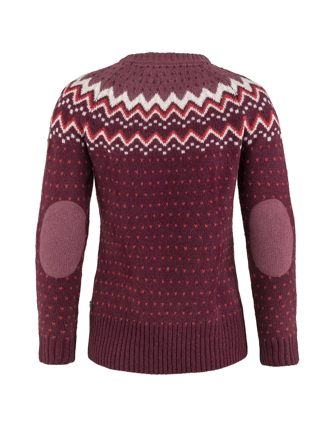 FJÄLLRÄVEN | Damen Funktionspullover Oevik Knit Wolle | dunkelrot