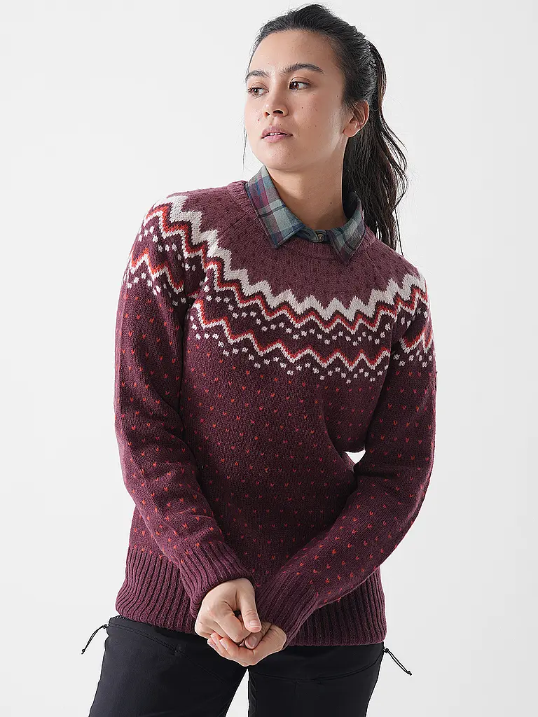 FJÄLLRÄVEN | Damen Funktionspullover Oevik Knit Wolle | 