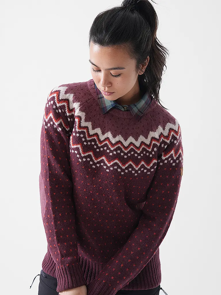 FJÄLLRÄVEN | Damen Funktionspullover Oevik Knit Wolle | 