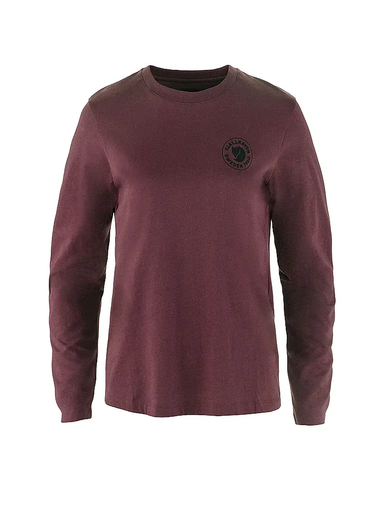 FJÄLLRÄVEN | Damen Funktionsshirt 1960 Logo | dunkelrot
