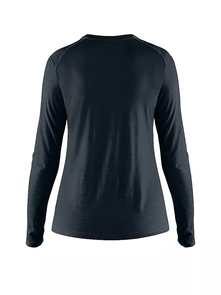 FJÄLLRÄVEN | Damen Funktionsshirt Abisko Wool | dunkelblau