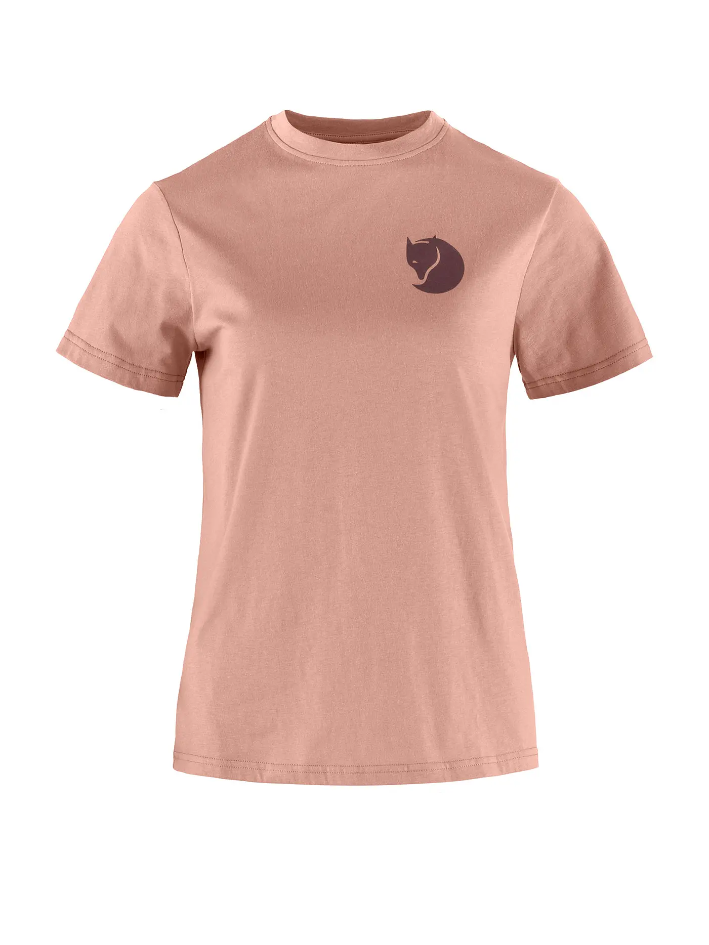 FJÄLLRÄVEN | Damen Funktionsshirt Fox Boxy Logo | rosa