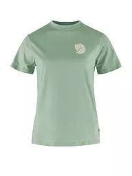 FJÄLLRÄVEN | Damen Funktionsshirt Fox Boxy Logo | hellgrün