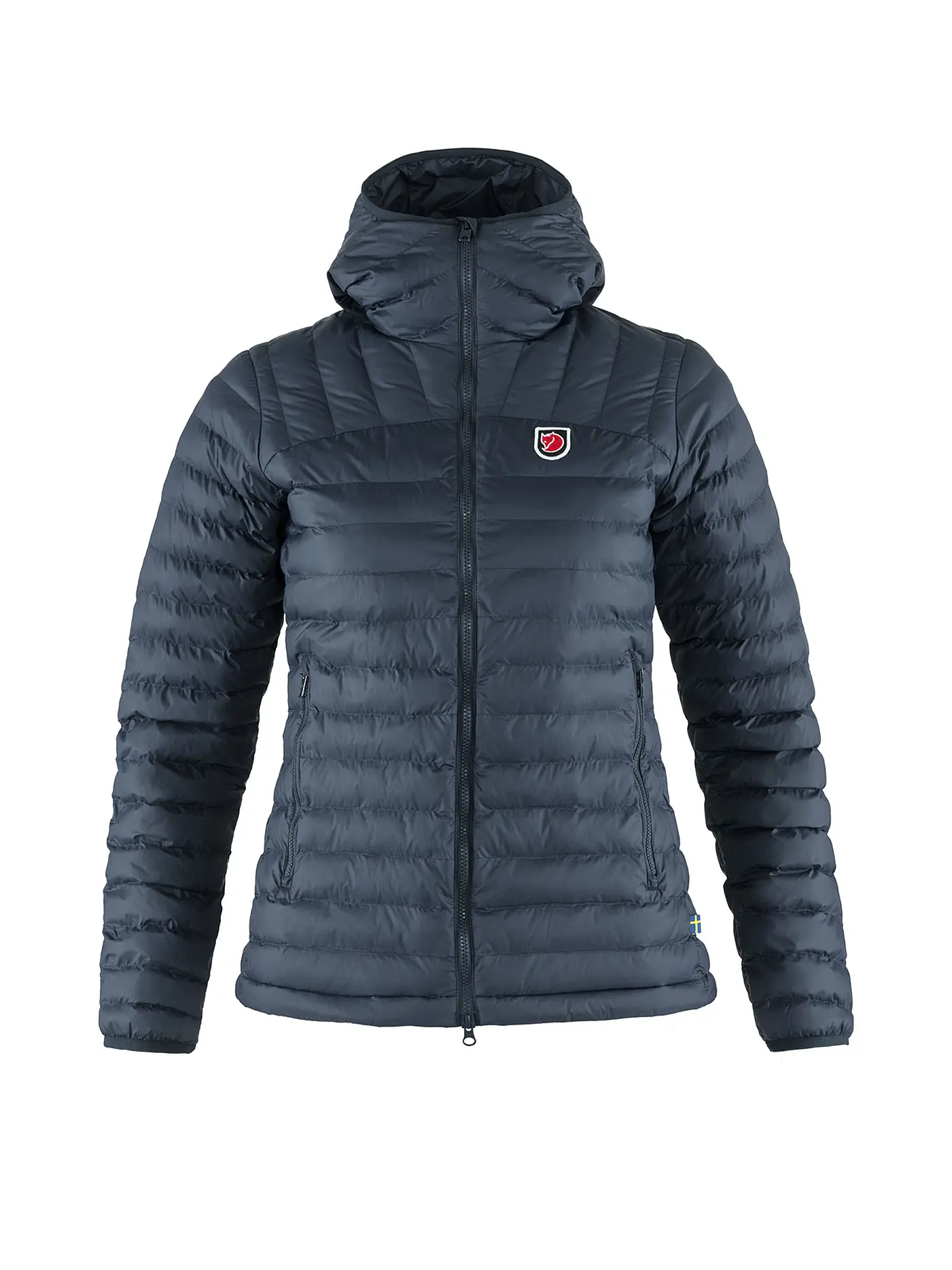 FJÄLLRÄVEN | Damen Isojacke Expedition Lätt Hoodie | dunkelblau