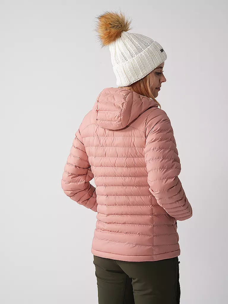 FJÄLLRÄVEN | Damen Isojacke Expedition Lätt Hoodie | rosa