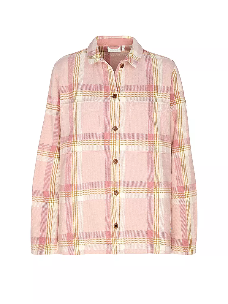 FJÄLLRÄVEN | Damen Outdoor Bluse Singi Flannel Overshirt | beige