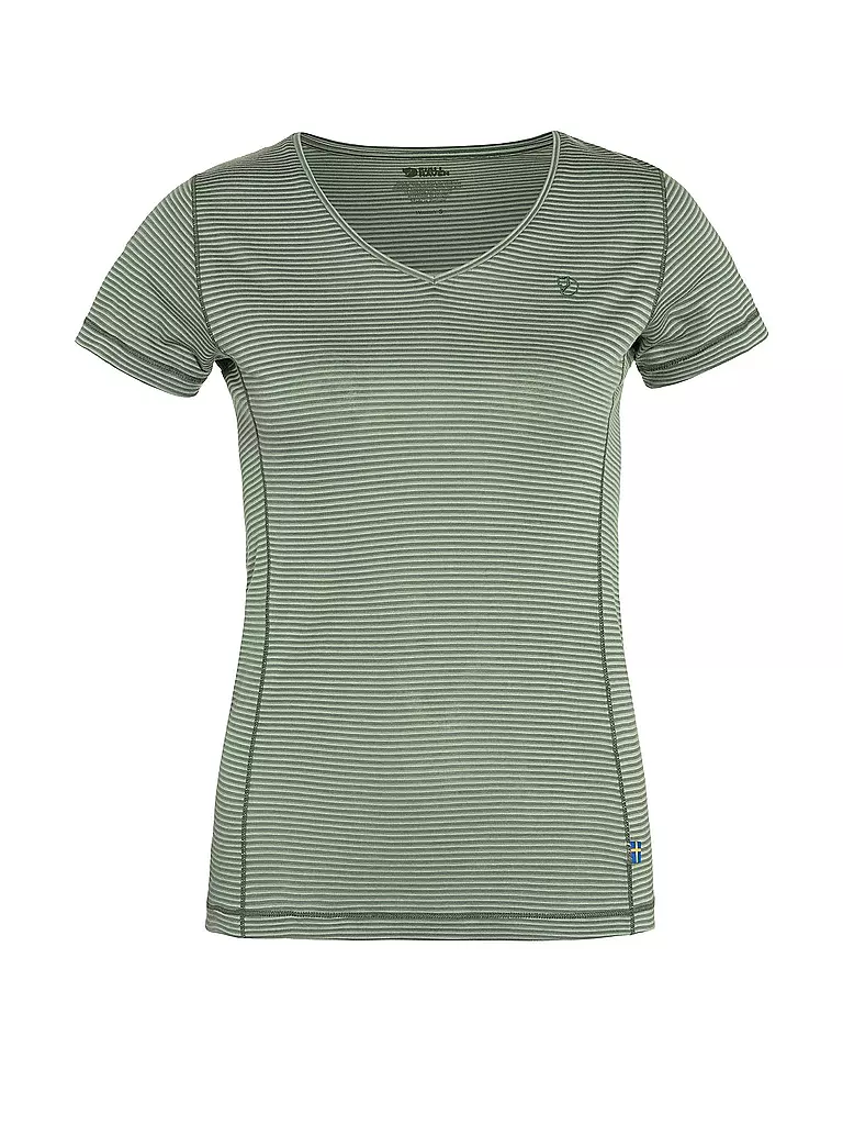 FJÄLLRÄVEN | Damen T-Shirt Abisko Cool W | hellgrün