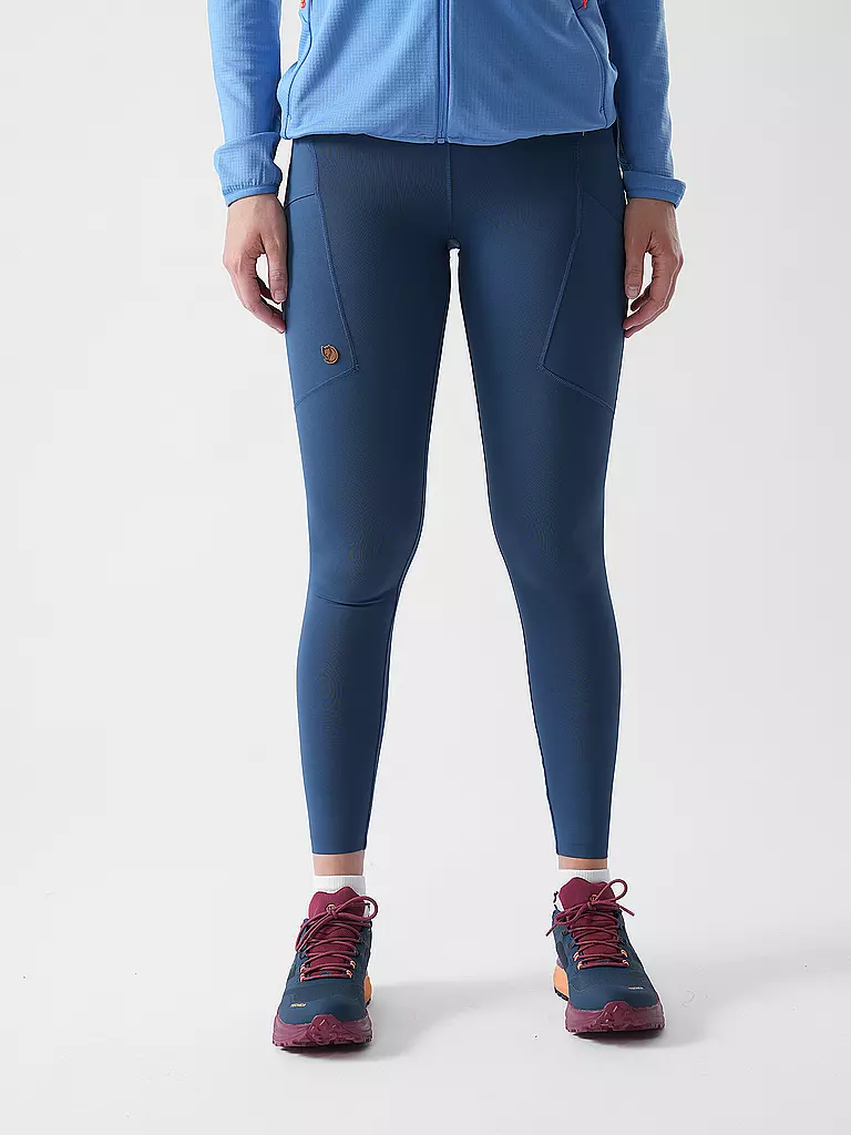 FJÄLLRÄVEN | Damen Trekkingtight Abisko W 7/ | dunkelblau