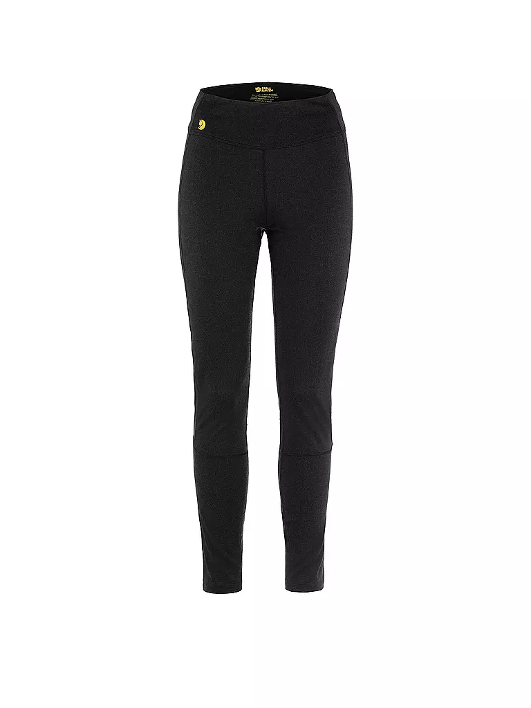 FJÄLLRÄVEN | Damen Unterziehtight Bergtagen Merino 190 | schwarz