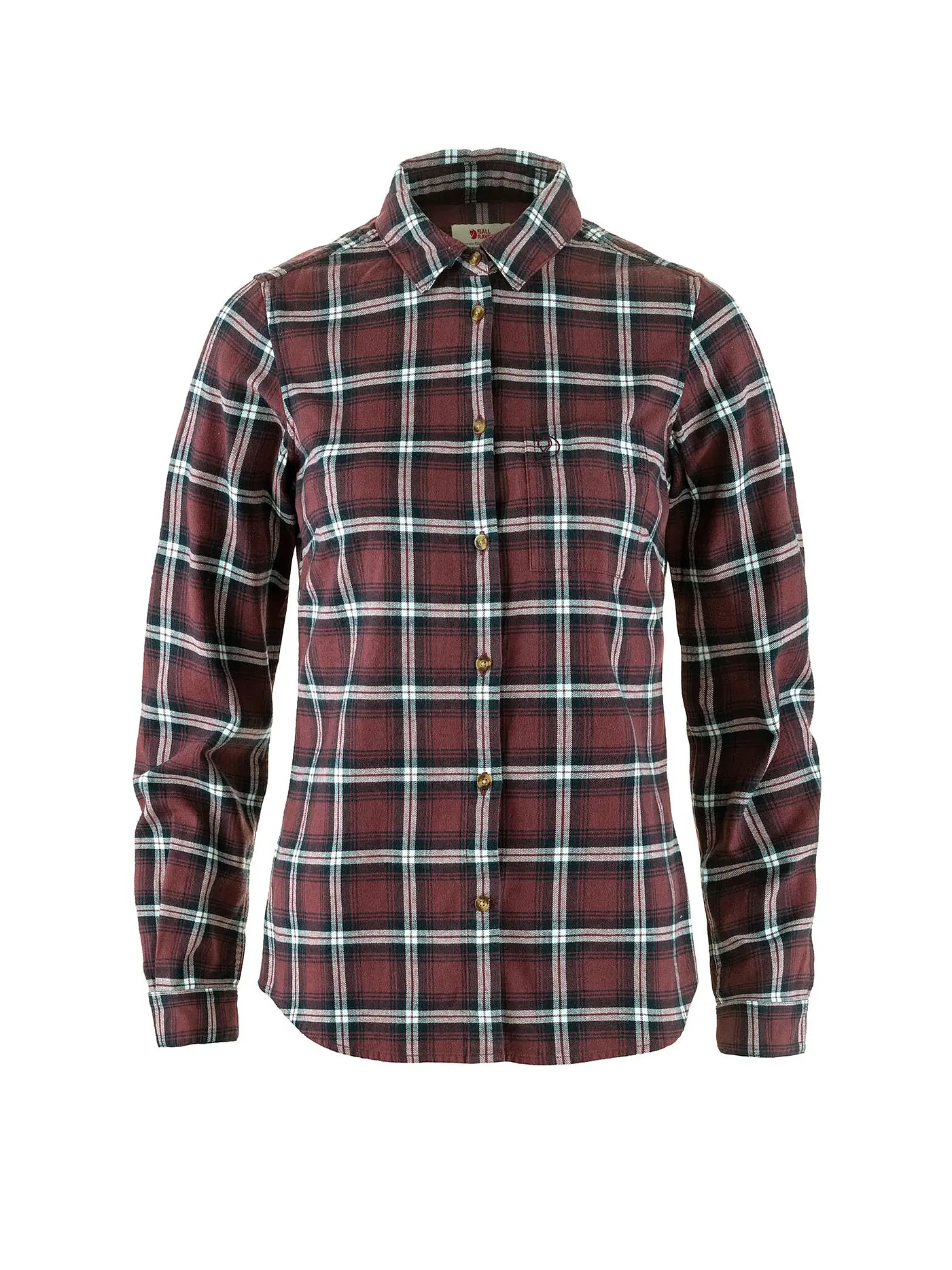 FJÄLLRÄVEN | Damen Blus Oevik Flannel | dunkelblau
