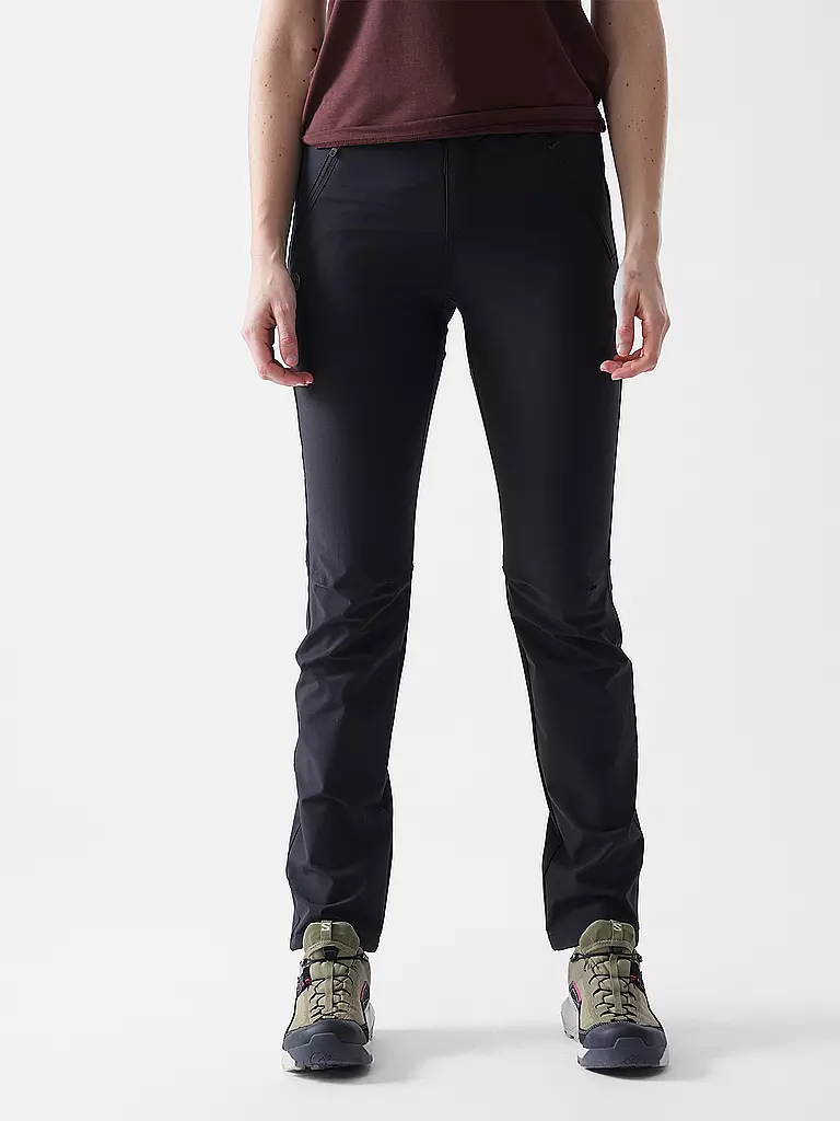FJÄLLRÄVEN | Damen Wanderhose Abisko Trail Stretch | schwarz