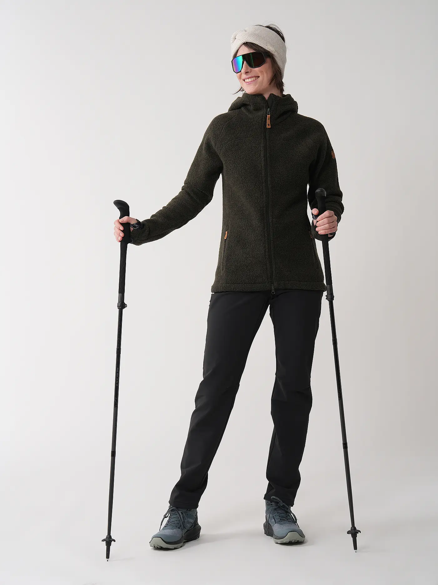 FJÄLLRÄVEN | Damen Wanderhose Abisko Winter  | schwarz