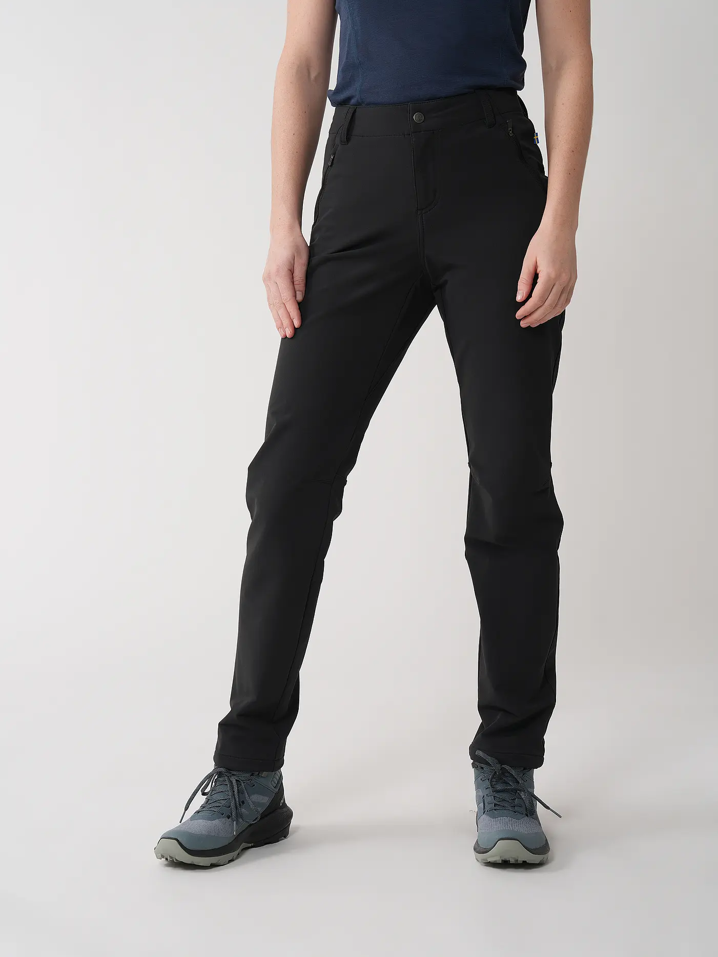 FJÄLLRÄVEN | Damen Wanderhose Abisko Winter  | schwarz