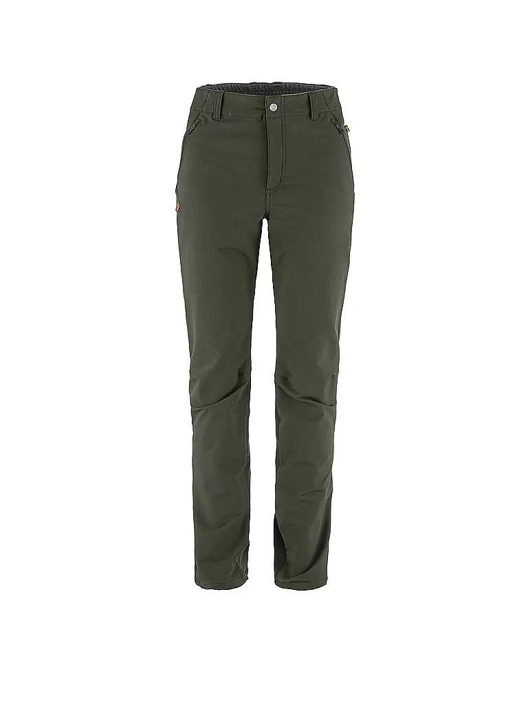 FJÄLLRÄVEN | Damen Wanderhose Abisko Winter Regular | olive