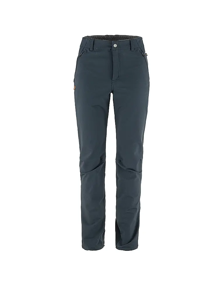 FJÄLLRÄVEN | Damen Wanderhose Abisko Winter Regular | dunkelblau