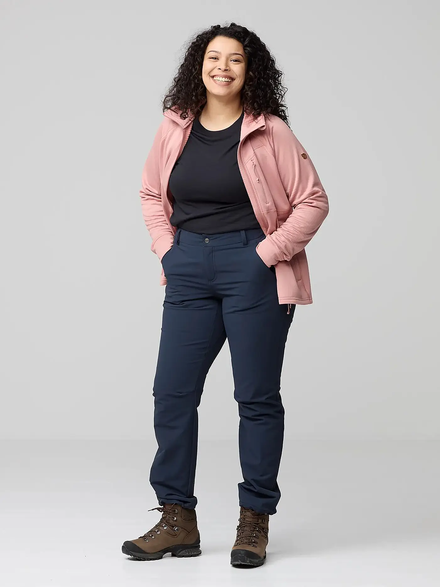 FJÄLLRÄVEN | Damen Wanderhose Abisko Winter Regular | dunkelblau