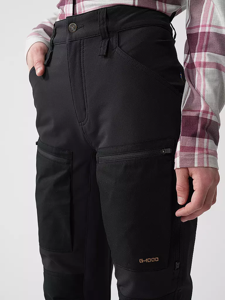 FJÄLLRÄVEN | Damen Wanderhose Keb Agile Winter | olive