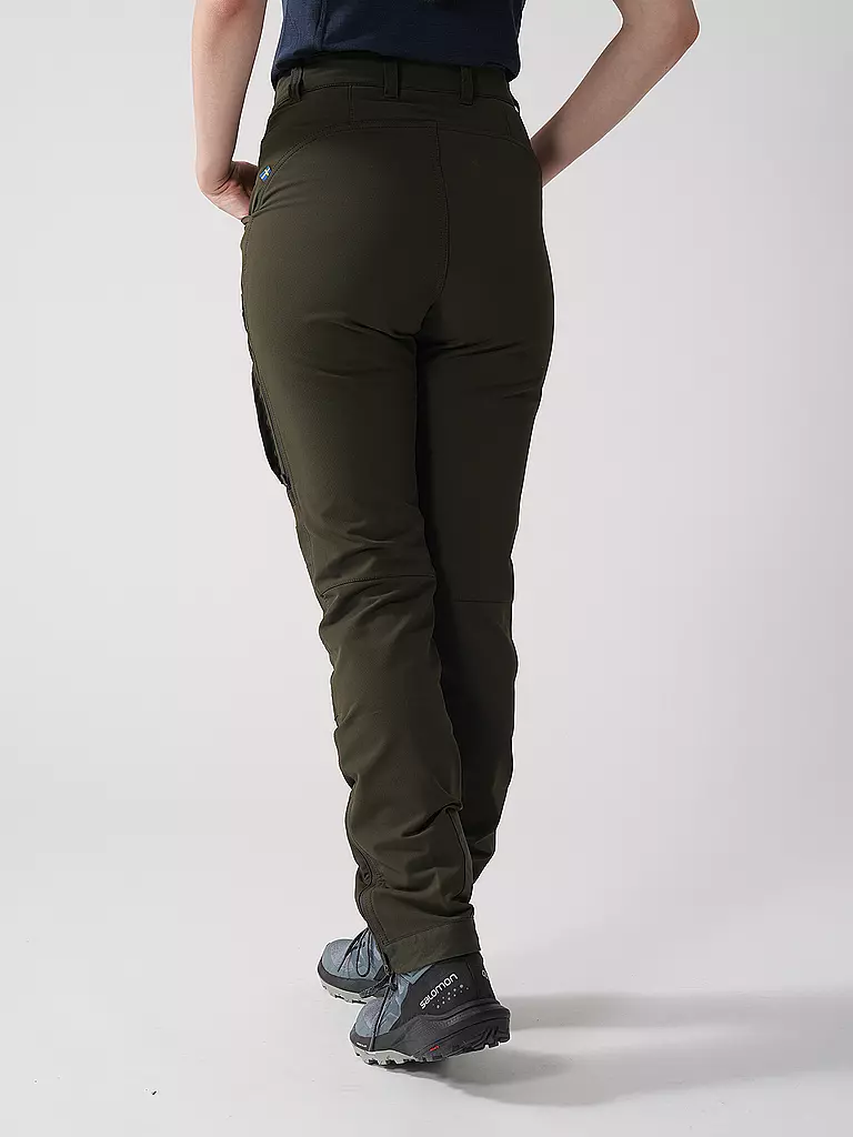 FJÄLLRÄVEN | Damen Wanderhose Keb Agile Winter | schwarz