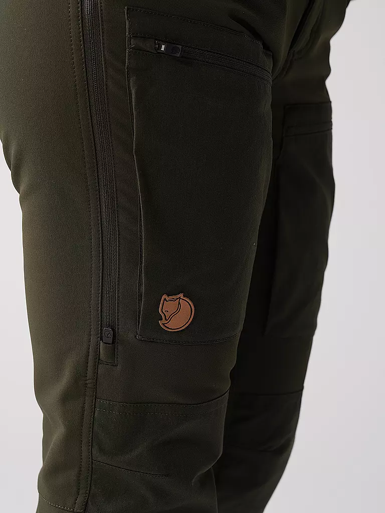 FJÄLLRÄVEN | Damen Wanderhose Keb Agile Winter | schwarz