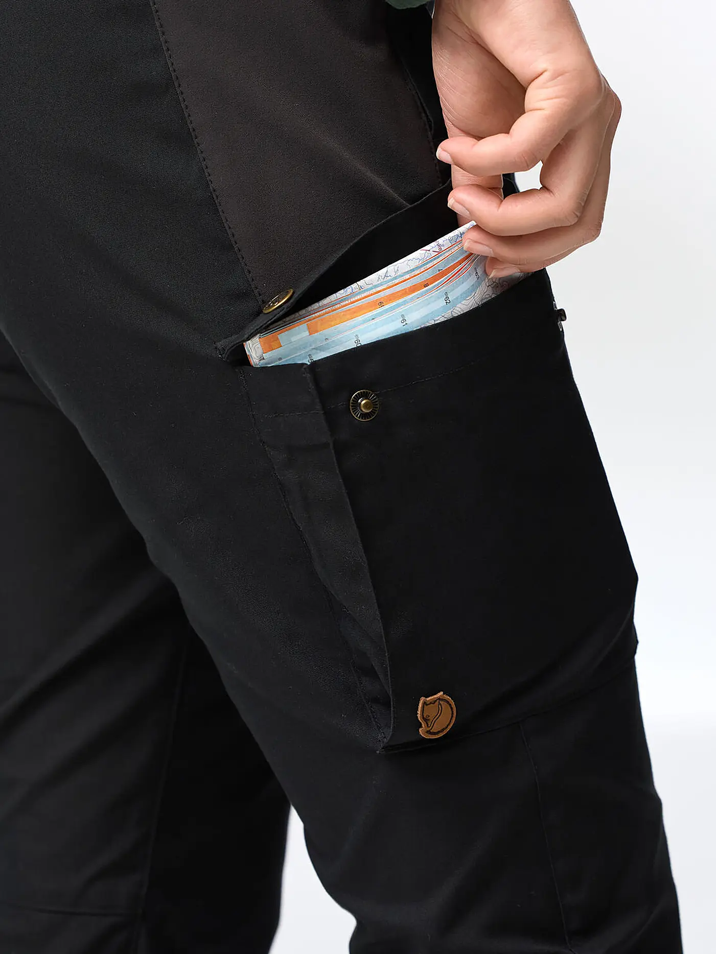 FJÄLLRÄVEN | Damen Wanderhose Stina | schwarz