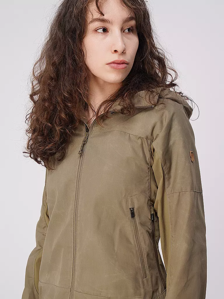 FJÄLLRÄVEN | Damen Wanderjacke Abisko Lite | olive