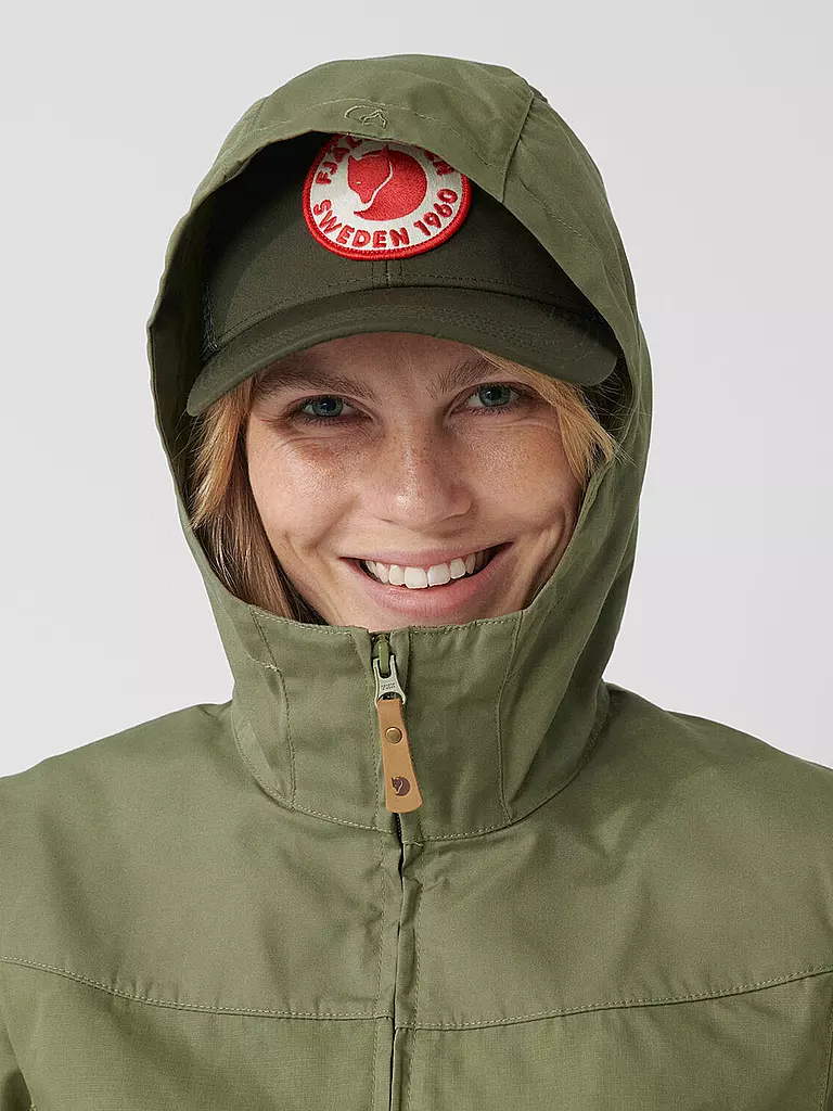 FJÄLLRÄVEN | Damen Wanderjacke Stina G-1000 Hoodie | dunkelrot
