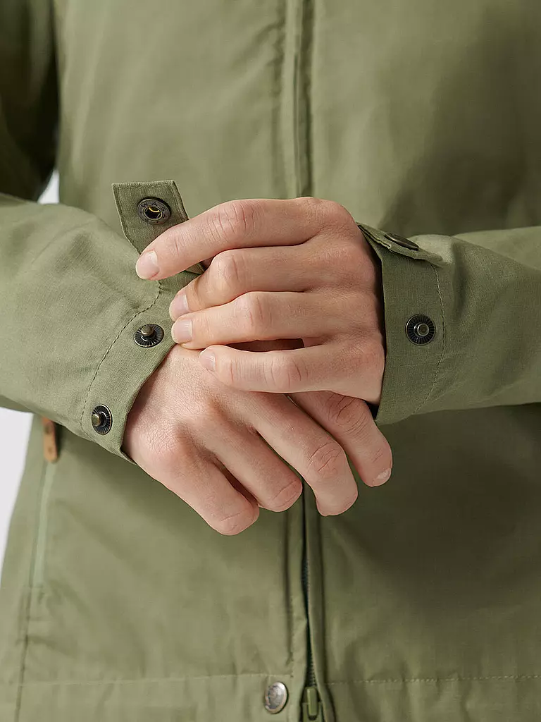 FJÄLLRÄVEN | Damen Wanderjacke Stina G-1000 Hoodie | dunkelrot
