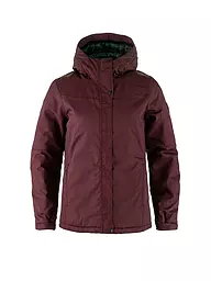 FJÄLLRÄVEN | Damen Winterjacke Stina Padded G1000 Hoodie | dunkelrot