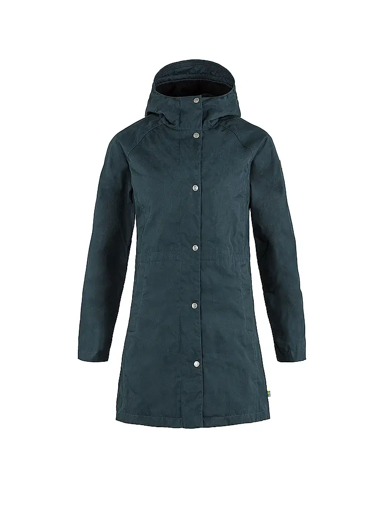 FJÄLLRÄVEN | Damen Winterparka Karla Hydratic Hoodie | dunkelblau
