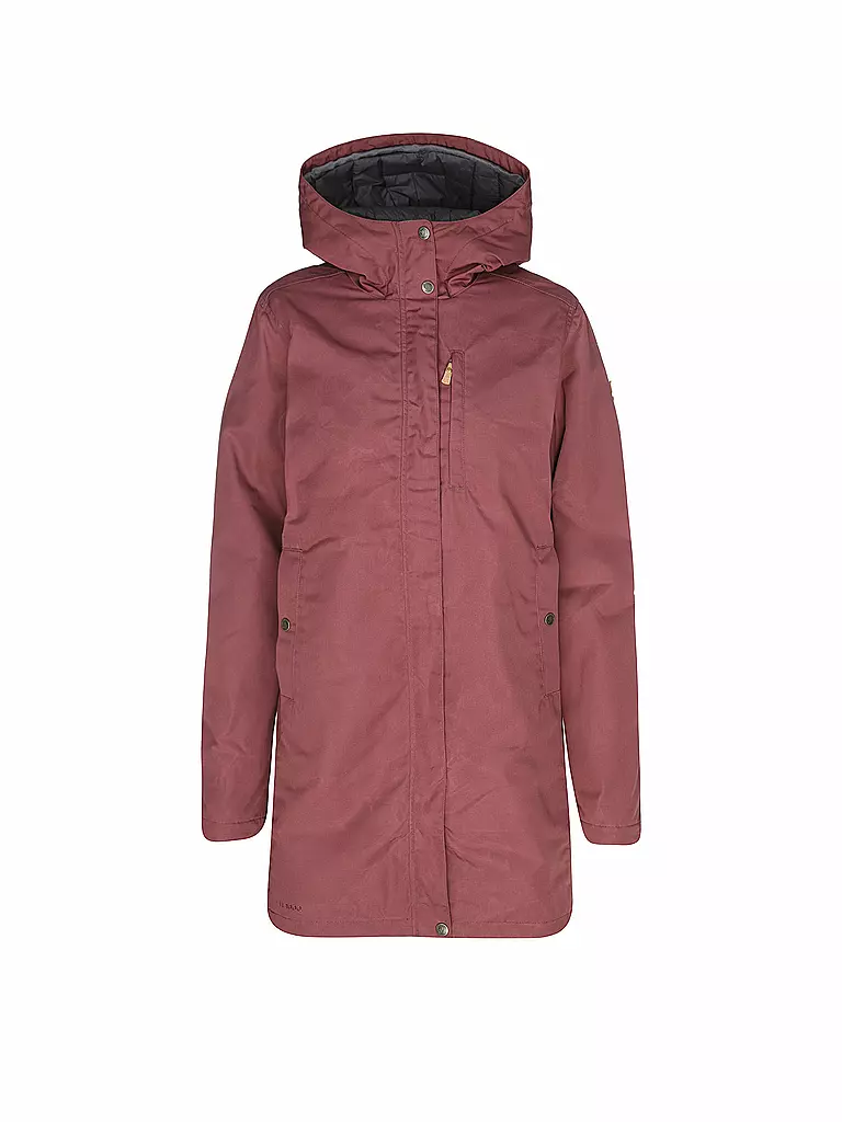 FJÄLLRÄVEN | Damen Winterparka Kiruna | dunkelrot