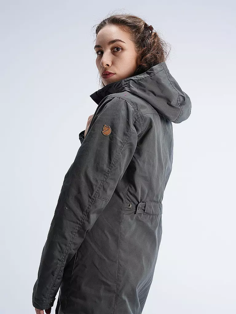 FJÄLLRÄVEN | Damen Winterparka Kiruna | dunkelrot