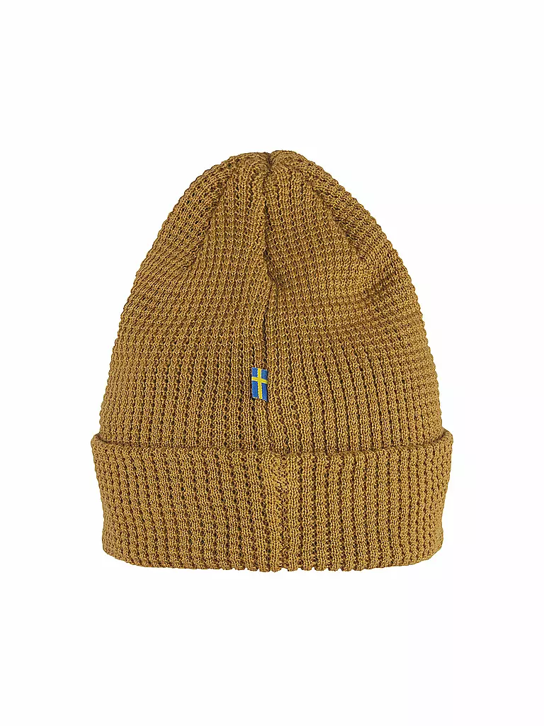 FJÄLLRÄVEN | Herren Beanie Tab Hat | senf