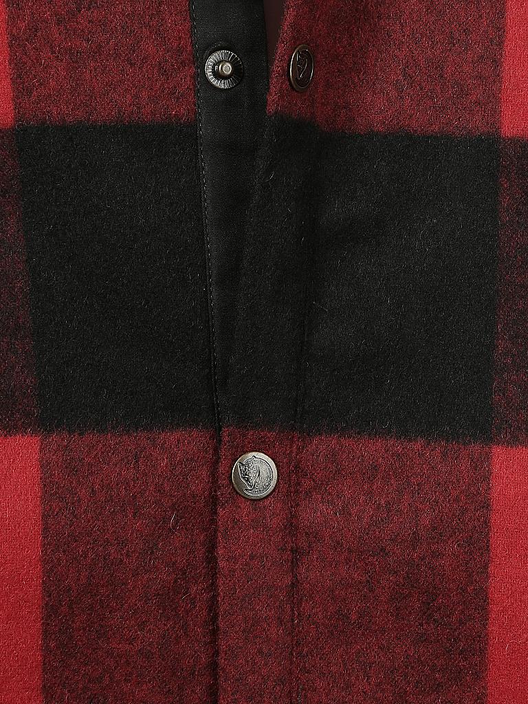 FJÄLLRÄVEN | Herren Flanellhemd Canada Wool Padded | schwarz
