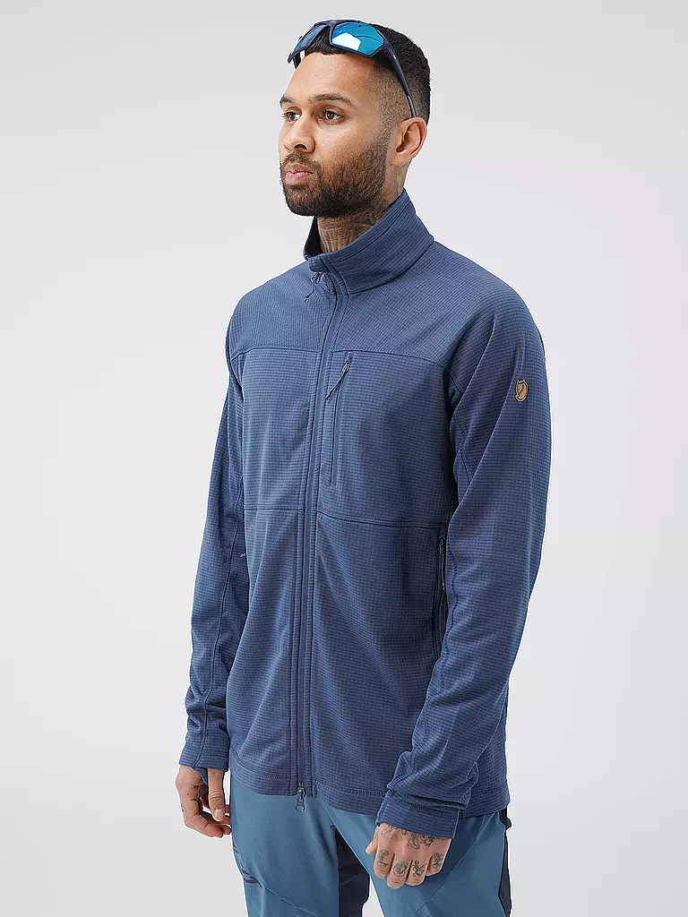 FJÄLLRÄVEN | Herren Fleecejacke Abisko Lite | dunkelblau