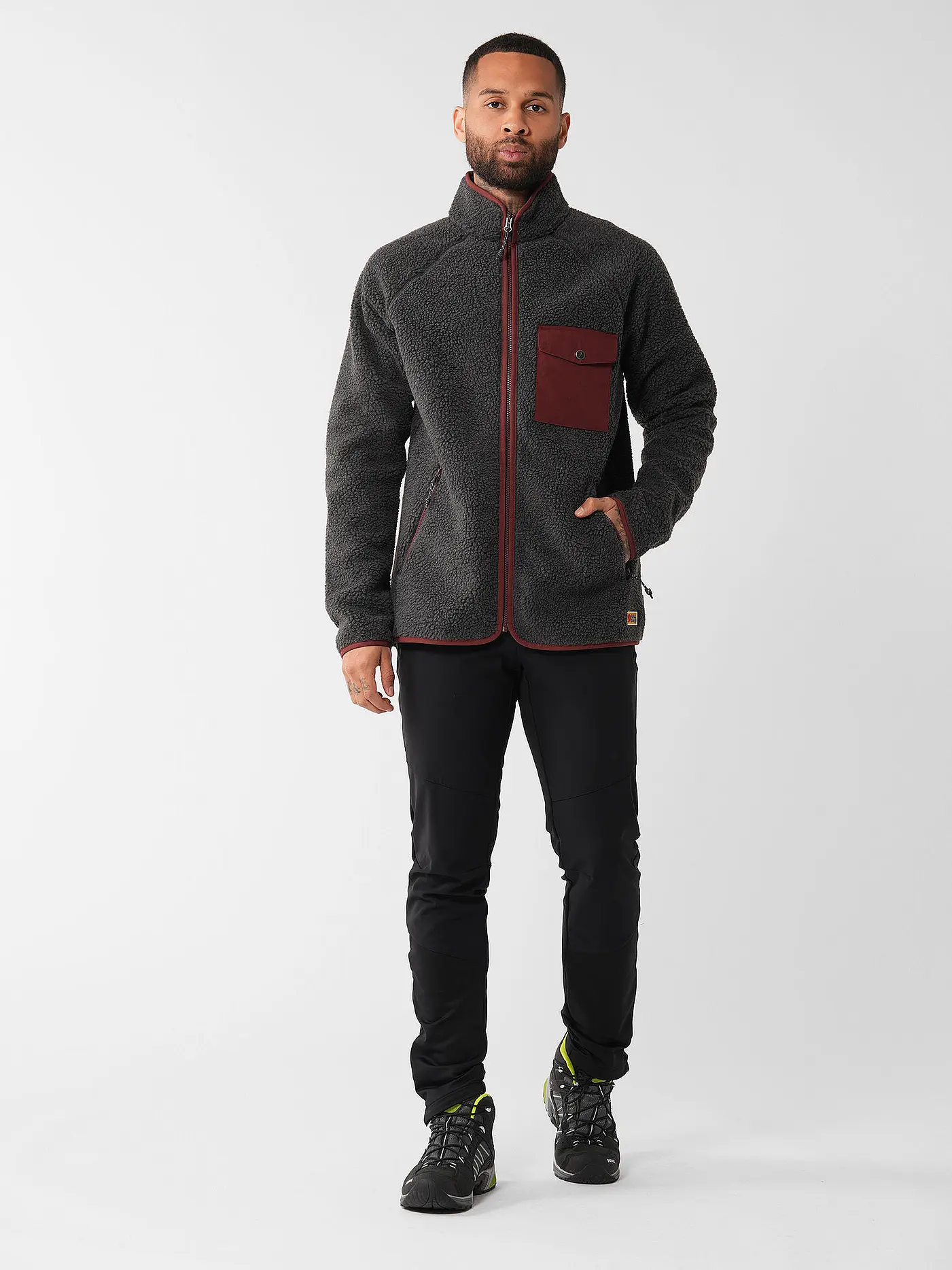 FJÄLLRÄVEN | Herren Fleecejacke Verdag Pile  | grau
