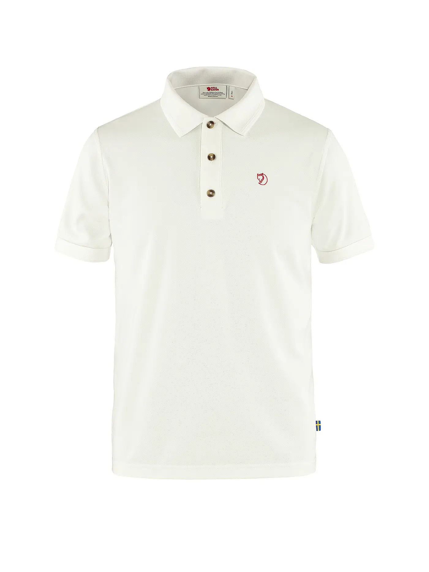 FJÄLLRÄVEN | Herren Funktionspolo Crowley Pique | weiss