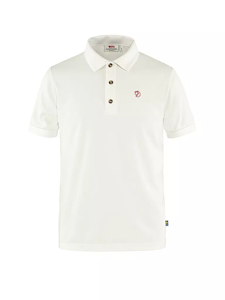 FJÄLLRÄVEN | Herren Funktionspolo Crowley Pique | weiss