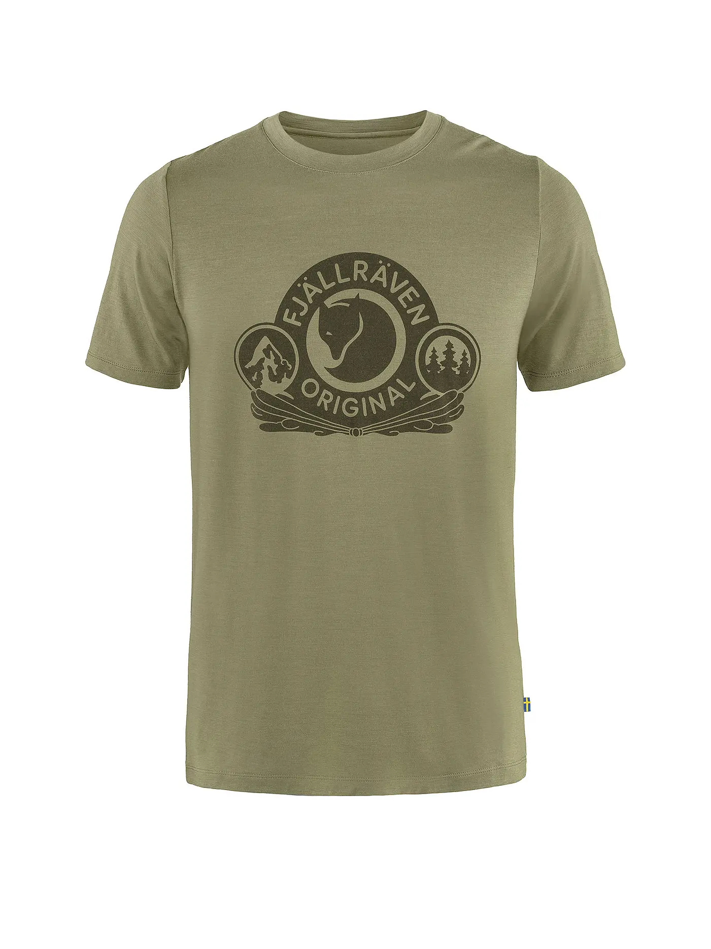 FJÄLLRÄVEN | Herren Funktionsshirt Abisko Wool Classic | olive