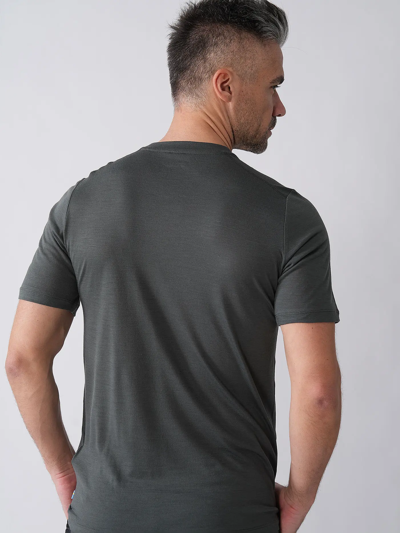 FJÄLLRÄVEN | Herren Funktionsshirt Abisko Wool Classic | grau