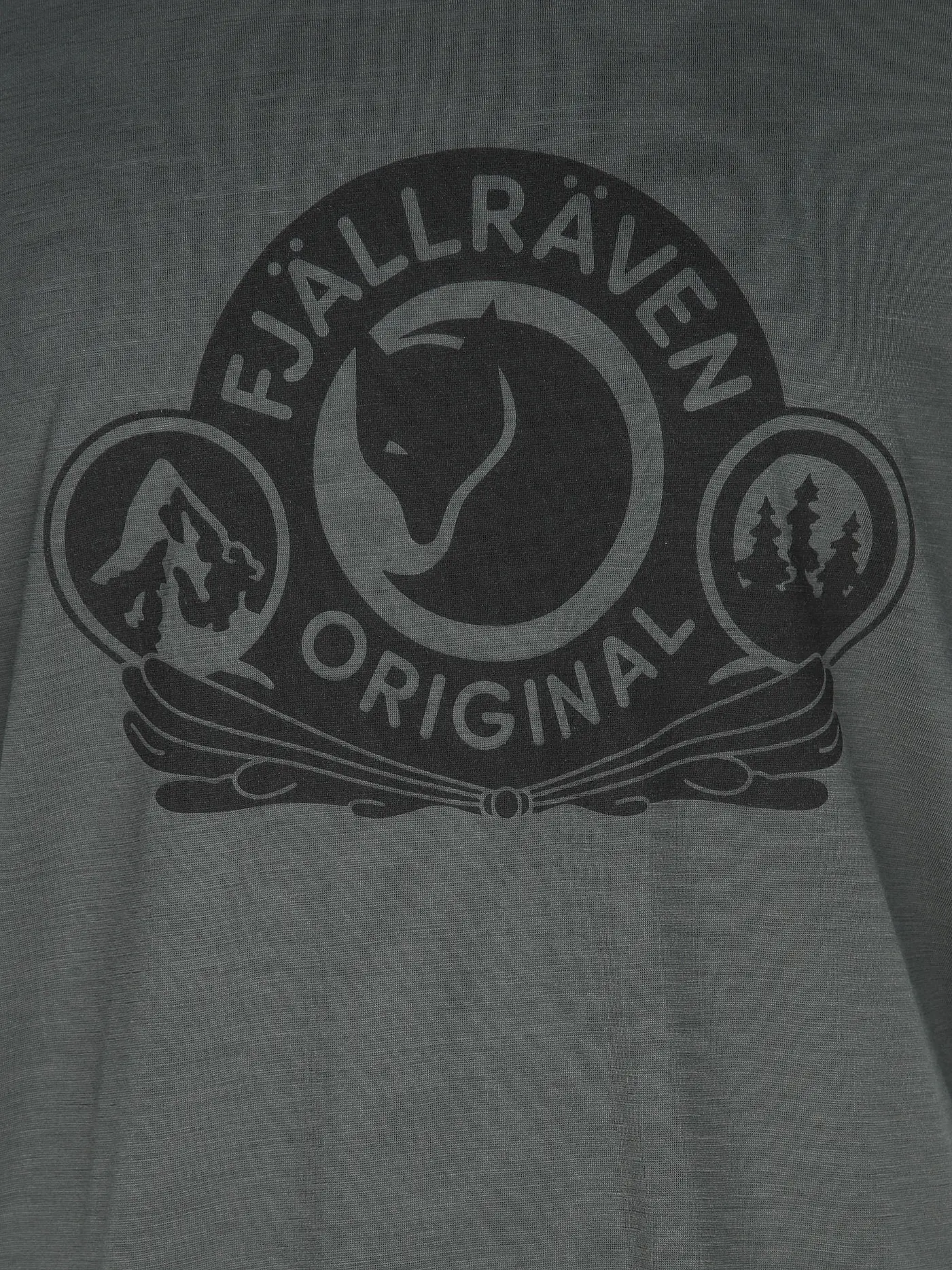 FJÄLLRÄVEN | Herren Funktionsshirt Abisko Wool Classic | grau