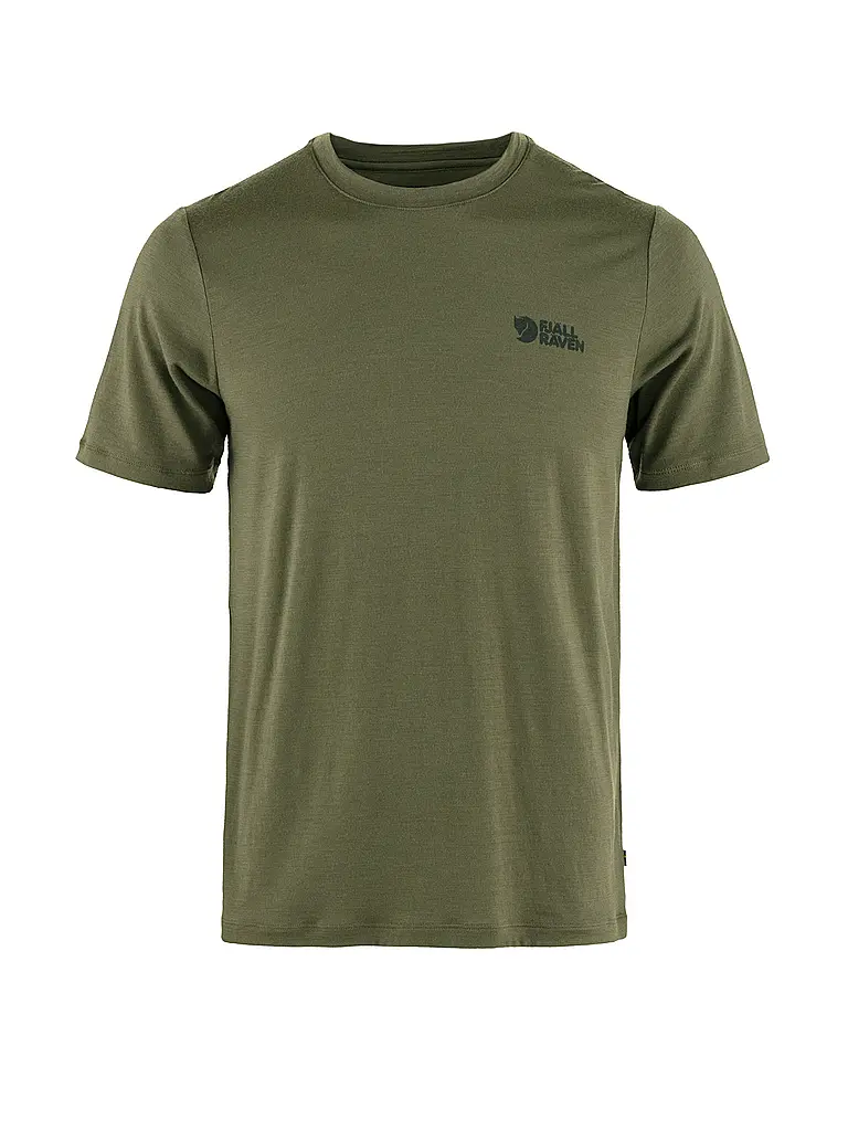 FJÄLLRÄVEN | Herren Funktionsshirt Abisko Wool | olive