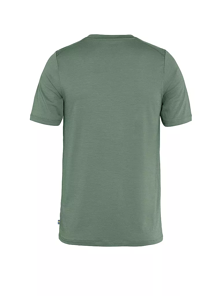 FJÄLLRÄVEN | Herren Funktionsshirt Abisko Wool | olive