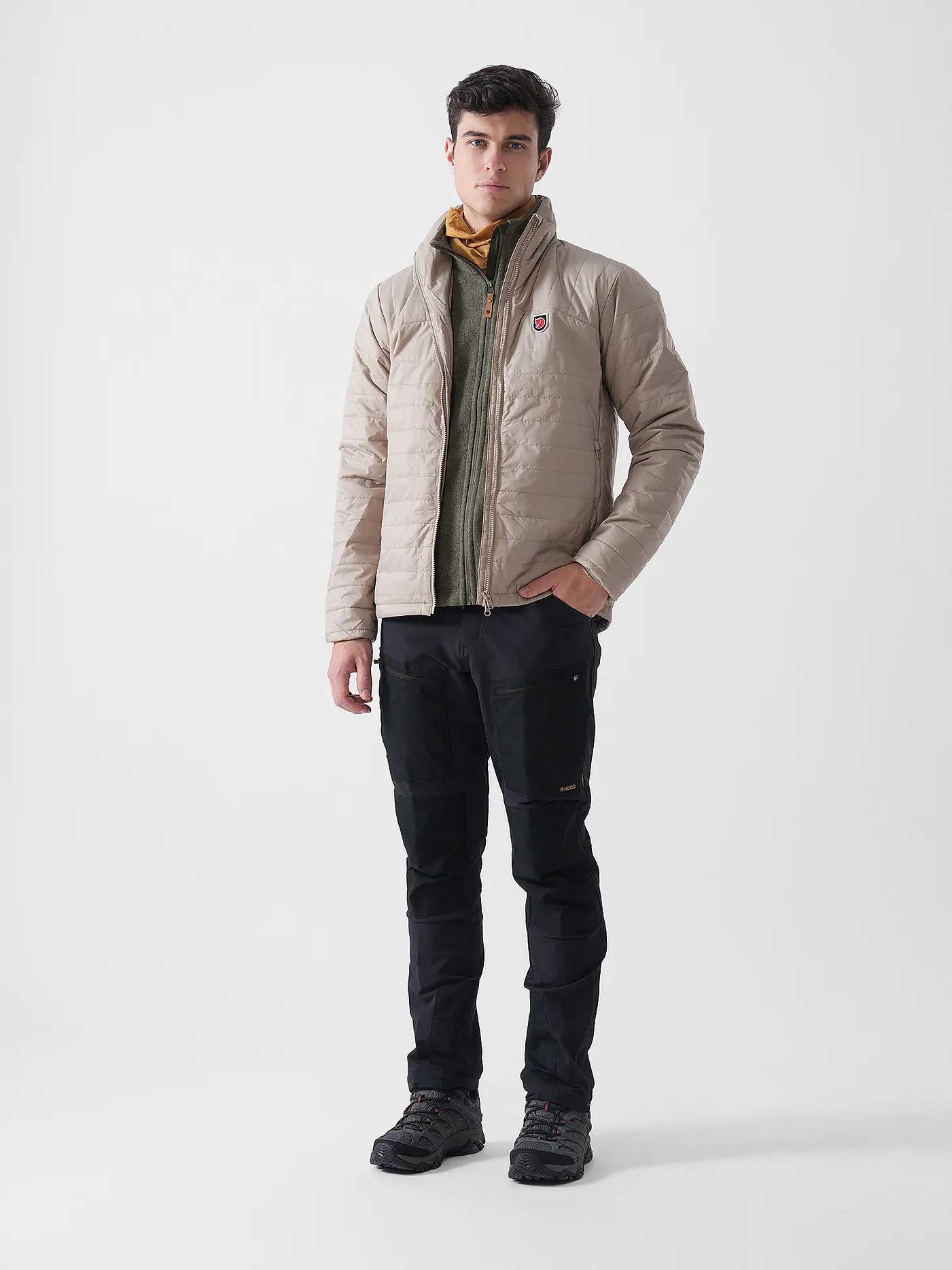FJÄLLRÄVEN | Herren Isolationsjacke Expedition X-Lätt | beige